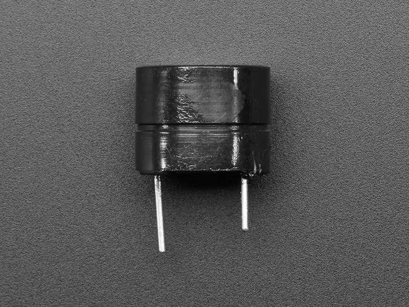 An active 5 V buzzer, the part on the module board.