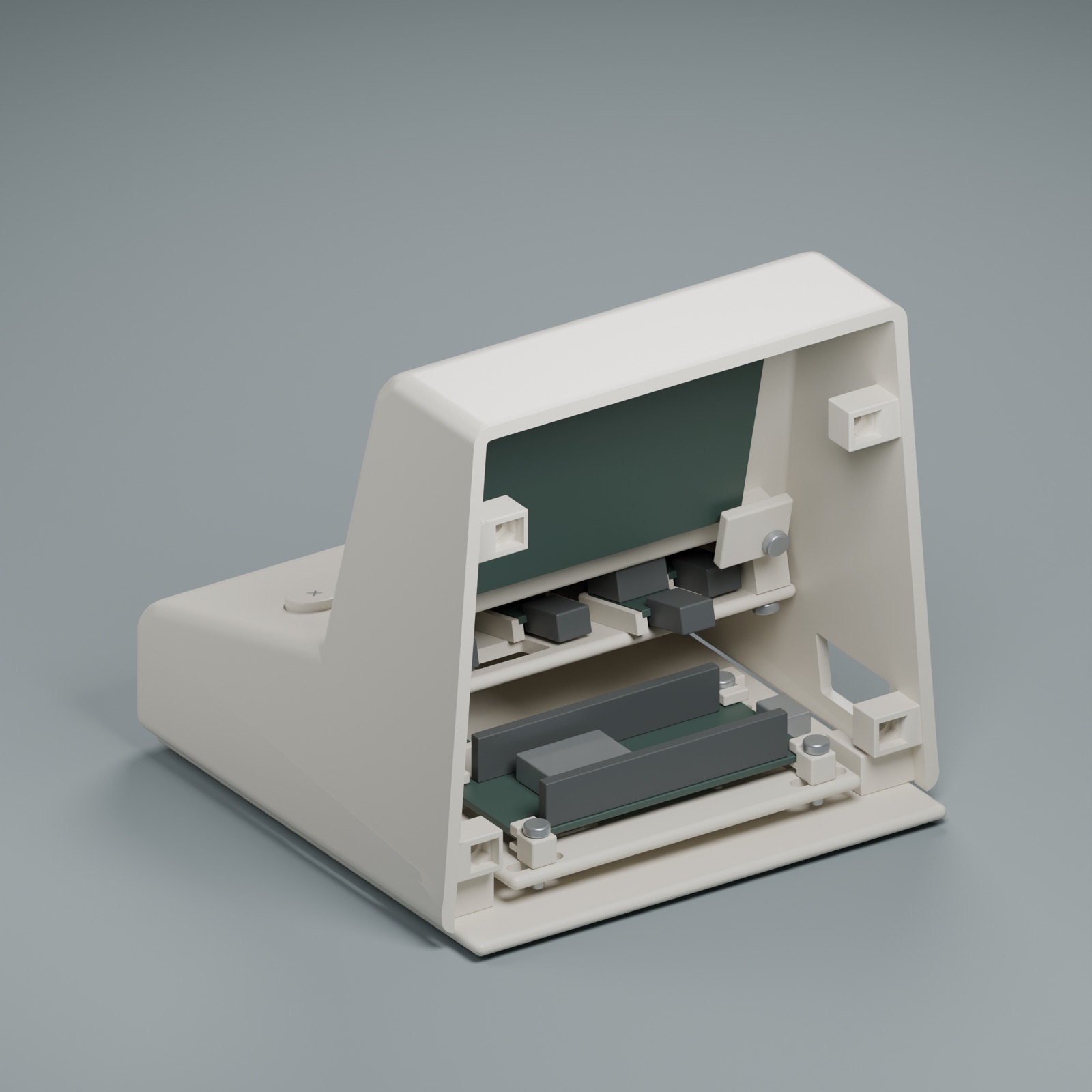 Pico v0 with rear cover removed showing electronics